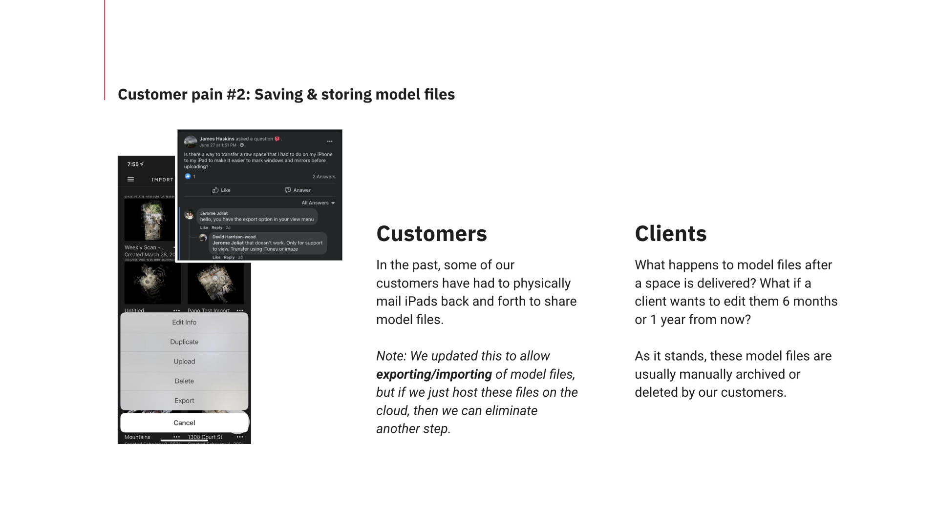 Customer pain point 2
